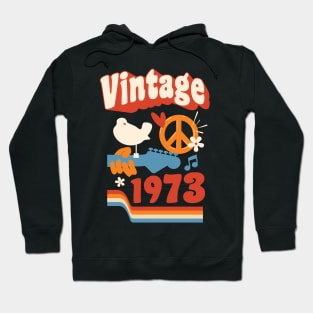 Vintage 1973 - Woodstock Style Hoodie